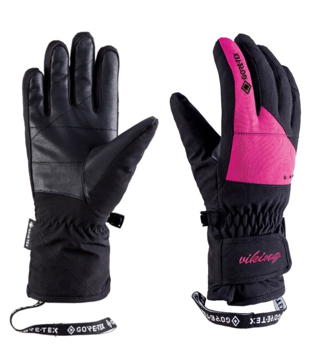 Viking Sherpa GTX Women's Gloves, Pink/Black