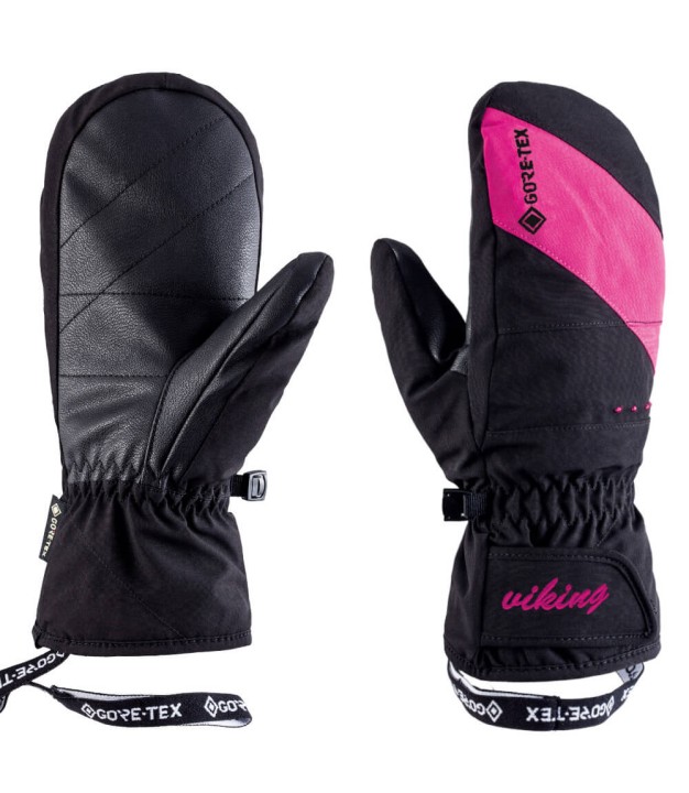 Viking Sherpa GTX Women's Mittens, Pink/Black