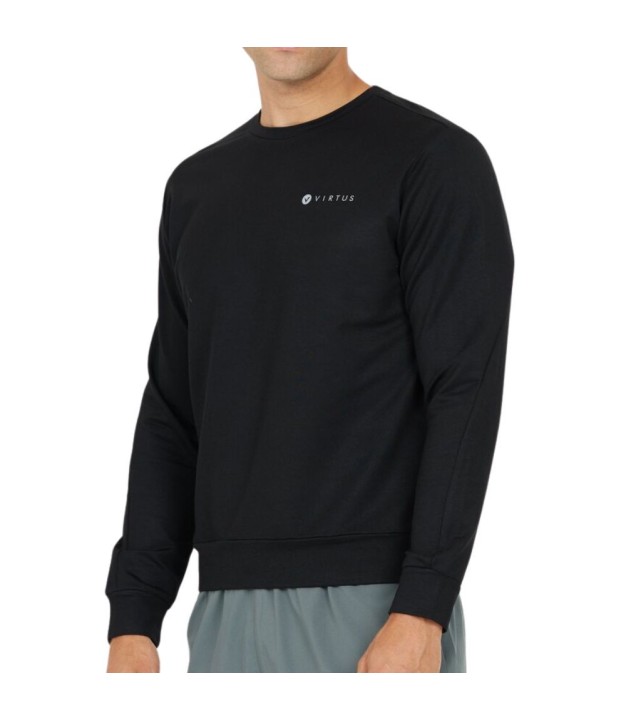 Virtus Brent Men's Crew Neck, Black