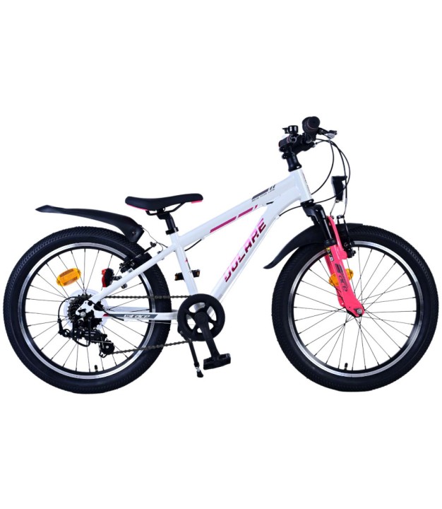 Volare XC Race Kids Bike, 20'', White/Pink