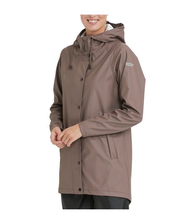 Weather Report Petra Women's Rain Jacket, Iron