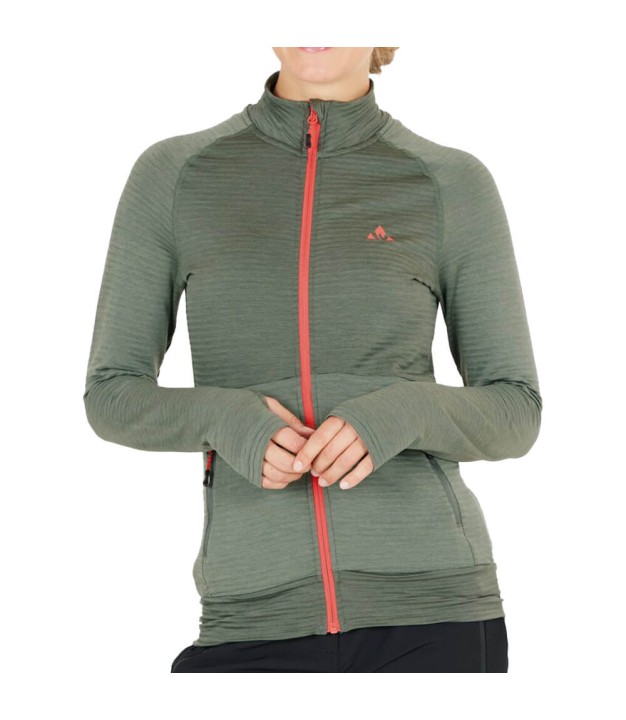 Whistler Nevados Women's Full Zip Midlayer, Lily Pad