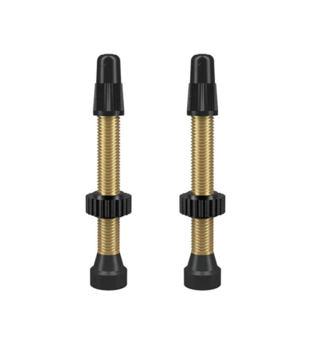 WTB Brass TCS Tubeless Presta Valves, 46mm, 2pcs, Black