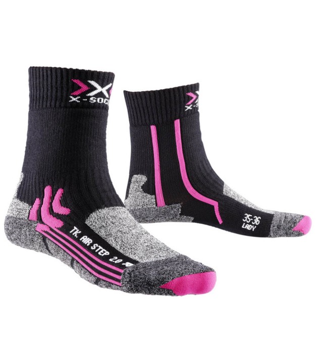 X-Socks Trekking Air Step 2.0 Lady, Black Fuchsia
