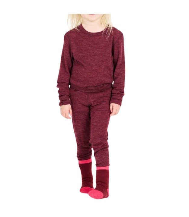 ZigZag Beta Kids Baselayer Set, Tawny Port