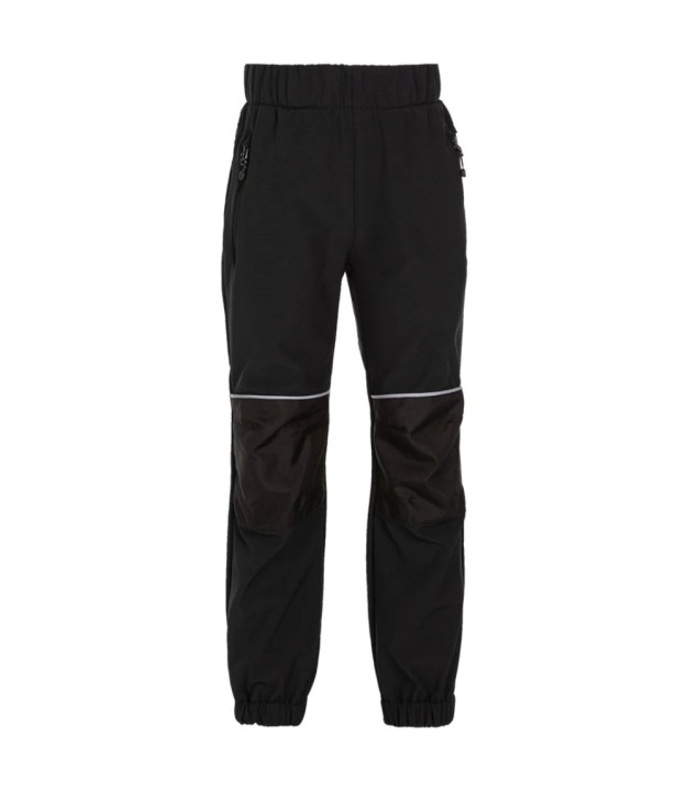 ZigZag Ludo Kids Softshell Pants W-PRO 8000, Black