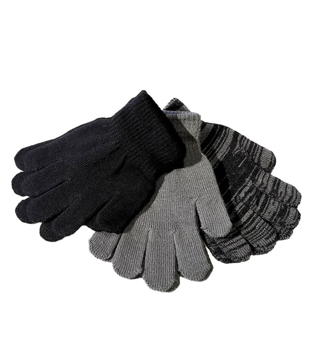 ZigZag Neckar Knitted 3-Pack Kids Gloves | 3 Pāri