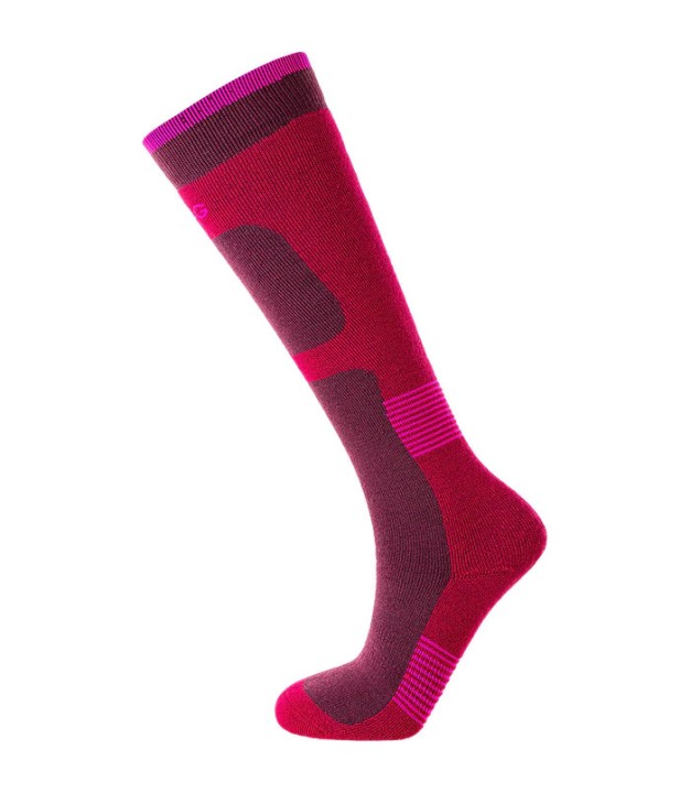 ZigZag Tippy Kids Ski Socks, teaberry