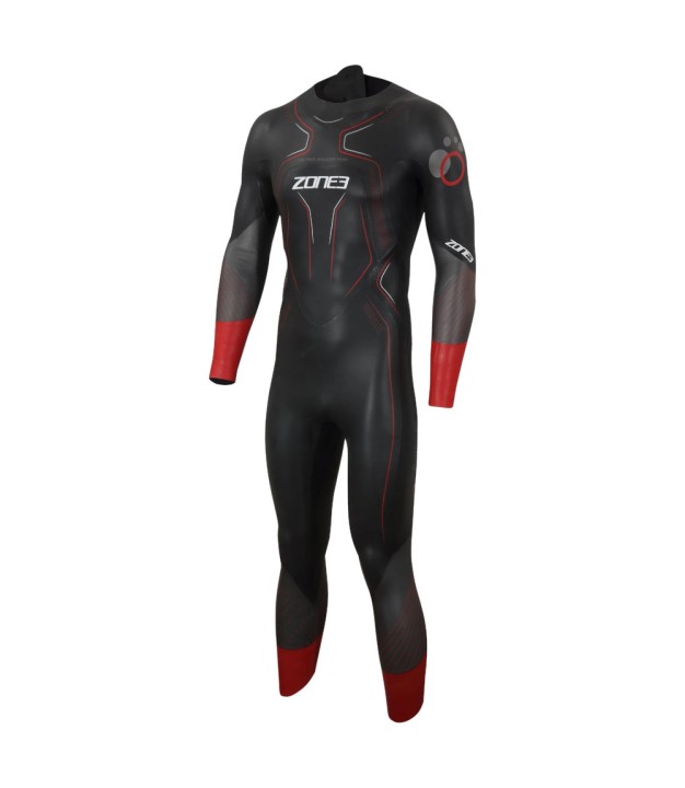 Zone3 Aspire Men's Wetsuit, Black/Red