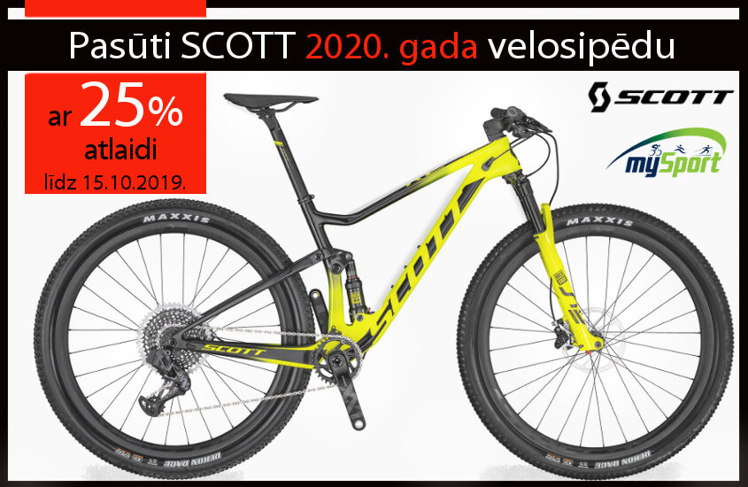 Scott 2020. gada velosipēdu priekšpasūtījumi